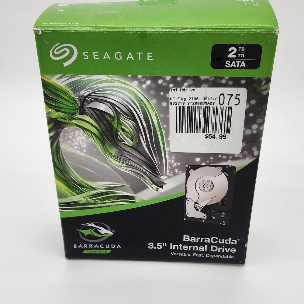 Seagate Barracuda 3.5" Internal Drive - Green and Black